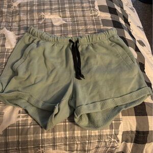 Victoria Secret/Pink Green Casual Shorts Size Large
